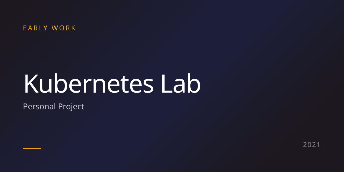 Kubernetes Lab banner
